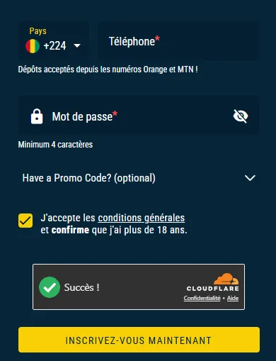 Yellowbet Registration